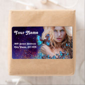 BLAUWE BUTTERFLES HAAR, ZOUT ZONDER ZACHT, KEUP AR ETIKET (Insitu)