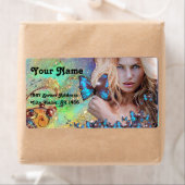 BLAUWE BUTTERFLES HAAR, ZOUT ZONDER ZACHT, KEUP AR ETIKET (Insitu)