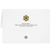 BLAUWE BUTTERFLES IN BLAUWGROEN GROENE GOUDEN (Achterkant Horizontaal)