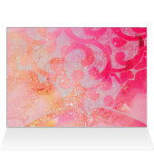 BLAUWE BUTTERFLES IN PINK GREEN GOLD SPARKLES (Binnen Horizontaal (Boven))