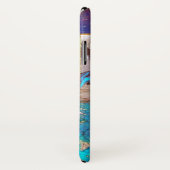 BLAUWE BUTTERFLES MET GROENE GOUDEN Case-Mate iPhone CASE (Achterkant / rechts)