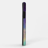 BLAUWE BUTTERFLES MET GROENE GOUDEN MONOGRAM Case-Mate iPhone CASE (Achterkant/rechts)