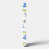 Blauwe Butterflies omringend glamoureus meisje Case-Mate iPhone Case (Achterkant / Links)