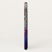 BLAUWE BUTTERFLY LADY, BLAUWGROEN GOLD SPARKLE GEM Case-Mate iPhone CASE (Achterkant/links)