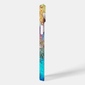 BLAUWE BUTTERFLY LADY, BLAUWGROEN GOLD SPARKLES MO Case-Mate iPhone CASE (Achterkant / Rechts)