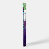 BLAUWE BUTTERFLY LADY, BLAUWGROEN GOLD SPARKLES MO Case-Mate iPhone CASE (Achterkant / Links)