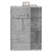 Blauwe Butterfly Rustige fles Heupfles (Achterkant)