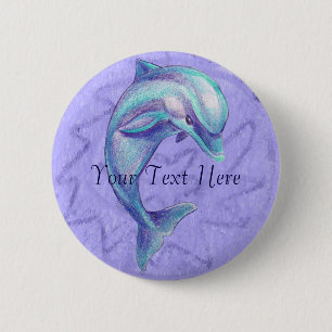 Blauwe Button dolfijn