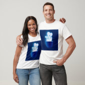 Blauwe cactus t-shirt (Unisex)