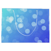 Blauwe cadeautas met witte touw handvatten (Achterkant)