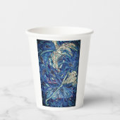 Blauwe cake papieren bekers (Voorkant)