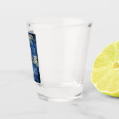 Blauwe cake shot glas (Rechts)