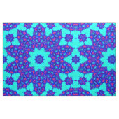 Blauwe caleidoscoop bloeide op stof (Fat Quarter)