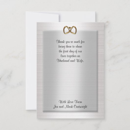 Blauwe Calla-leugens Dank u voor uw kaart met foto (Achterkant)