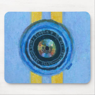 Blauwe Camera Muismat