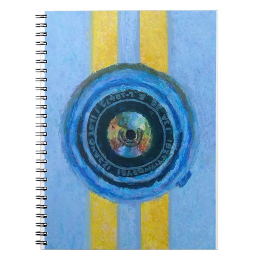 Blauwe Camera Notitieboek (Voorkant)