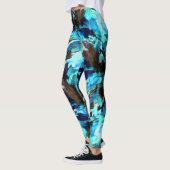 Blauwe Camo Broek Leggings (Links)