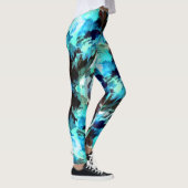 Blauwe Camo Broek Leggings (Rechts)
