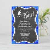 Blauwe Camo; Camouflage Sneeuwskiën Kaart (Staand voorkant)