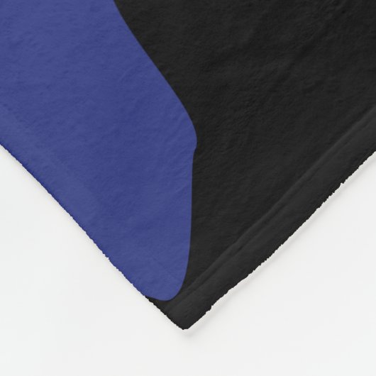 Blauwe camo, grote fleece deken (Hoek)