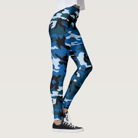 blauwe camo - leggings (Rechts)