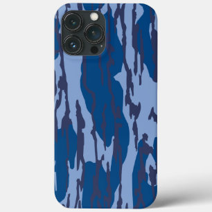Blauwe Camo Militaire Patroon Blauwe Camouflage Case-Mate iPhone Case