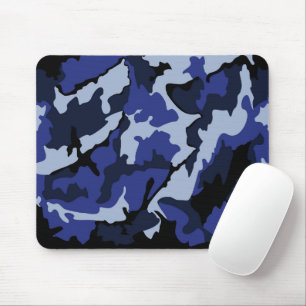 Blauwe Camo, Mousepad Muismat