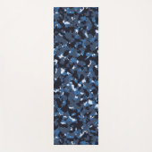 blauwe camo yogamat (Voorkant)