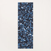 blauwe camo yogamat (Achterkant)