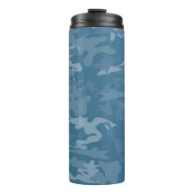 Blauwe camouflage / Camo Thermal Tumbler
