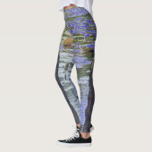 Blauwe camouflage look pneumatophores leggings (Links)