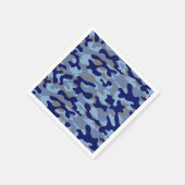 Blauwe Camouflage Servet (Hoek)