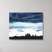 Blauwe Candy Floss Wolken : Nieuw-Zeeland Canvas Afdruk (Voorkant)