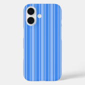 Blauwe candy strepen Case-Mate iPhone case (Achterkant)
