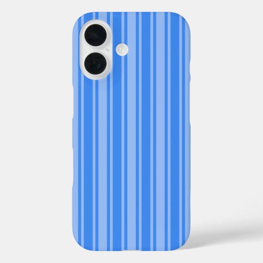 Blauwe candy strepen Case-Mate iPhone case (Achterkant)