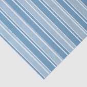 Blauwe Candy Strepen Tissuepapier (Detail)