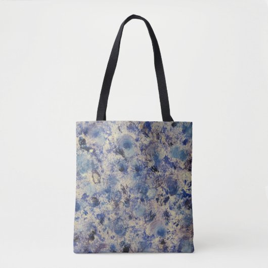 Blauwe Canvas tas (Voorkant)