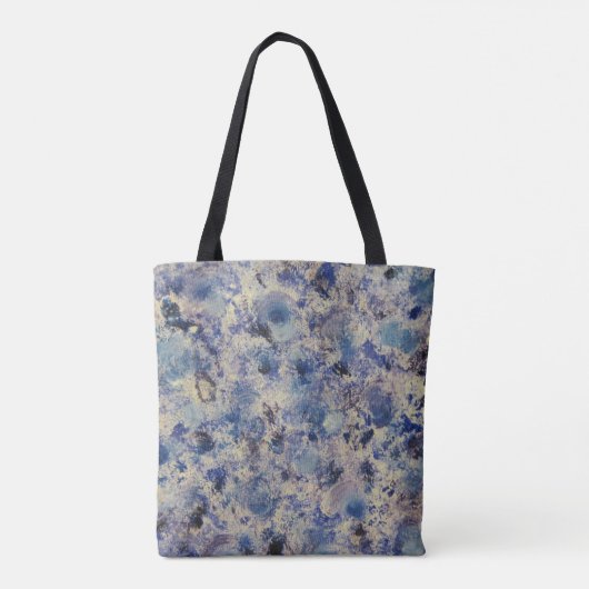 Blauwe Canvas tas (Achterkant)