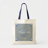 Blauwe canvas tas (Voorkant)