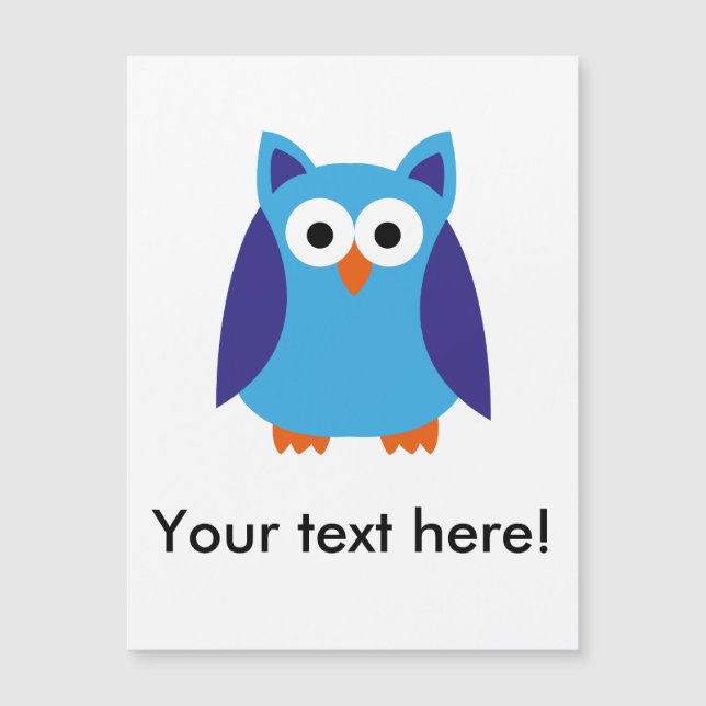 Blauwe cartoon (Voorkant)