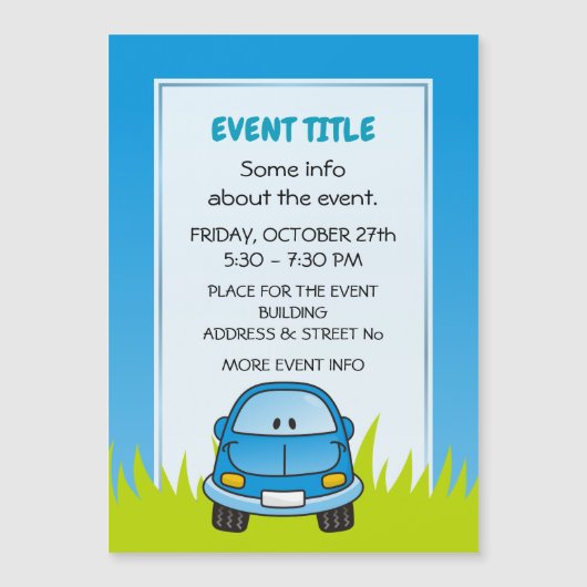 Blauwe Cartoon (Voorkant)