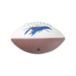 Blauwe cartoon american football