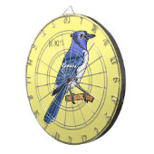 Blauwe cartoon dartbord (Voorkant Rechts)