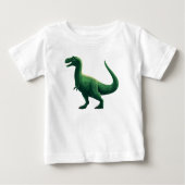 Blauwe Cartoon Dinosaur - Leuke dinosaurus t-shirt (Voorkant)