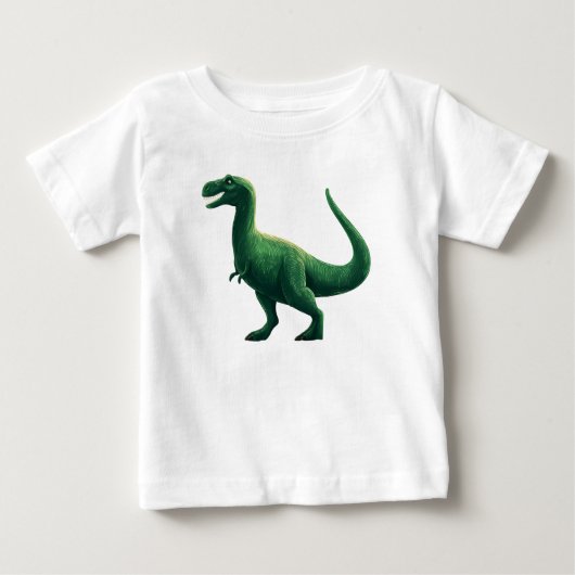 Blauwe Cartoon Dinosaur - Leuke dinosaurus t-shirt (Voorkant)