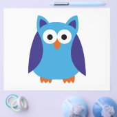 Blauwe cartoon flyer (Enkel)