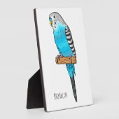 Blauwe cartoon fotoplaat (Zijkant)