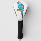 Blauwe cartoon golfheadcover (Voorkant)