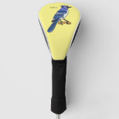 Blauwe cartoon golfheadcover (Voorkant)