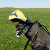 Blauwe cartoon golfheadcover (Insitu)